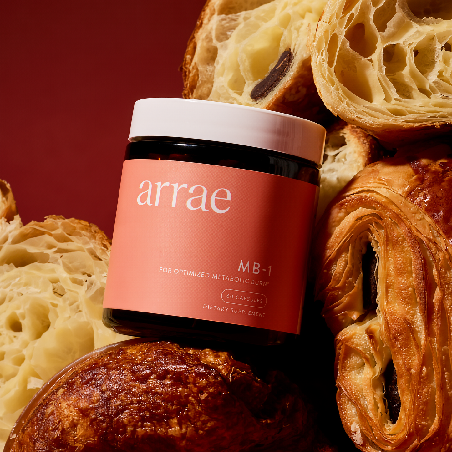 Arrae MB-1, Natural Dietary Supplement, Control Appetite, Increase Energy, Support Healthy Metabolism, 60 Capsules